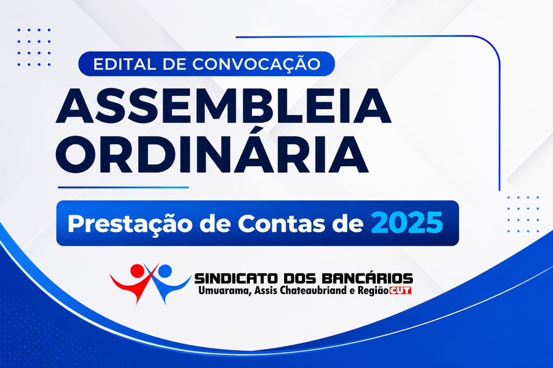 Sindicato de Umuarama convoca Assembleia para discussão do Balanço de 2025